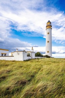 Barns Ness Lighthouse, Dunbar, East Lothian, Scotland, UK
