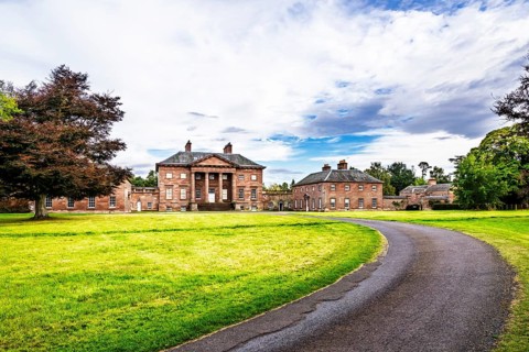 Paxton House, River Tweed, Paxton, Berwick-upon-Tweed, Berwickshire, Scotland, UK