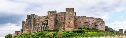 Bamburgh Castle, Northumberland, Northeast Coast, England, UK