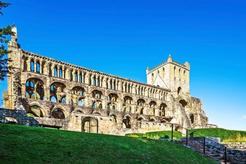 Jedburgh Abbey, Augustinian Abbey, Jedburgh, Scottish Borders, Scotland, UK