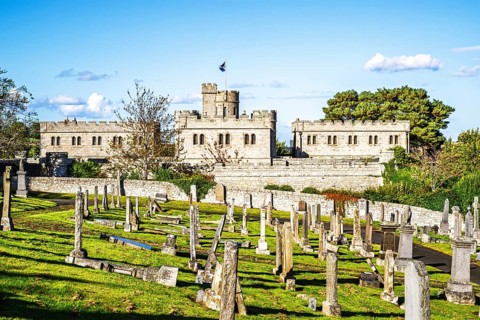 Jedburgh Castle, Jedburgh, Scottish Borders, Scotland, UK