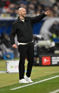 Coach coach Christian Ilzer TSG 1899 Hoffenheim on the sidelines Gesture PreZero Arena, Sinsheim,