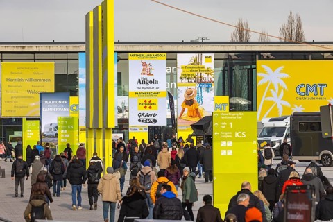 Caravan — Motor — Touristik exhibition opened in Stuttgart. According to the exhibition organizer,