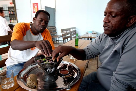 ETH Debark, Restaurant, Shekila Tibs (roast beef)