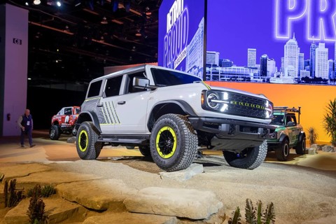 Detroit, Michigan USA - 13 January 2026 - Ford showed its off-road vehicles at the Detroit Auto
