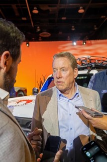 Detroit, Michigan USA - 13 January 2026 - Ford's executive chairman William Clay Ford spoke to