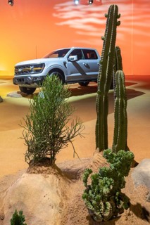 Detroit, Michigan USA - 13 January 2026 - Ford showed its off-road vehicles at the Detroit Auto