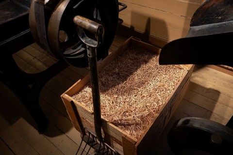Historic machine for making matches, Tändsticksmuseet Match Museum or Match Museum, Jönköping,