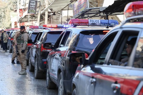 In Aleppo, Syria on January 10, 2026, Syrian Army soldiers deploy throughout the Sheikh Maqsoud and