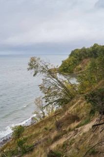 Cliff coast on Nordperd, nature reserve, Baltic resort Göhren, Baltic Sea, Rügen island,