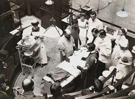 Service. surgical team, nurse, doctor, operating room, medical team, photo around 1900, medicine,