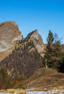 Sankt Wolfgang, Vormaueralm with Schafberg, Osterhorn Group, Salzkammergut, Upper Austria, Austria