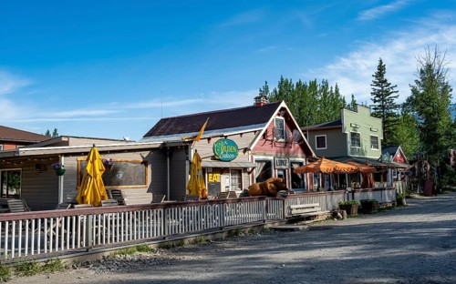 Historic Buildings, McCarthy, Wrangell St. Elias National Park, Alaska, USA