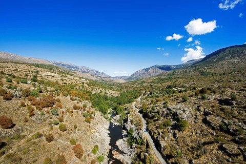 Golo River in Corsica Regional Natural Park, Calacuccia, Corte Arrondissement, Haute-Corse