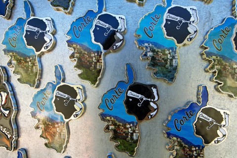 Corte Magnete, Souvenir, Corte mountain resort, Haute-Corse Department, Corsica, Mediterranean Sea,