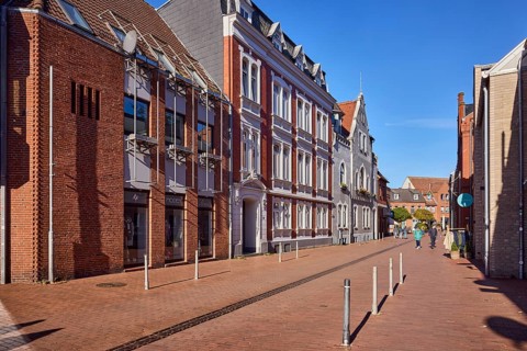 Residential buildings, modern architecture, historic residential buildings, windows, dormers,