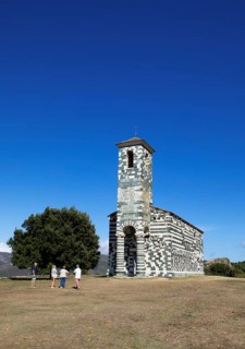San Michele de Murato Romanesque Pisan Church, Bevinco Valley, Haute-Corse Department, Corsica,