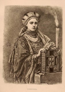 Dubrawka of Bohemia, also Dabrowka, Dabrówka, Dobrawa Przemyslidka (died 977) from the ruling