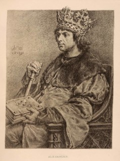 Alexander Jagiellon, (1461 - 1506), King of Poland and Grand Duke of Lithuania, authentic,