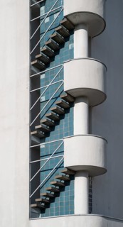 Stairway, tower, Olympic Stadium or Finnish Olympic Stadium, architects Yrjö Lindegren and Toivo