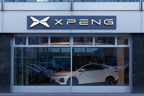 Xpeng, showroom of the Chinese electric car brand Xiaopeng Motors, Düsseldorf, North