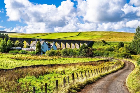 Shankend Viaduct, Hawick, Scottish Borders, Scotland, UK