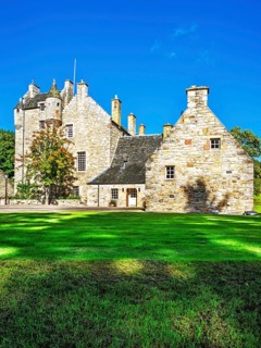 Ferniehirst Castle, Oxnam, Jedburgh, Scottish Borders, Roxburghshire, Scotland, UK