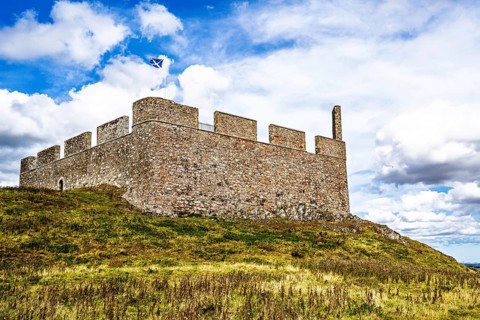 Hume Castle, Greenlaw, Scottish Borders, Scotland, UK