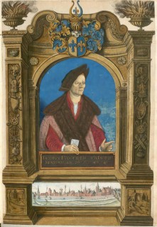 Members of the famous Augsburg Fugger family, Jakob Fugger the Rich (1459 to 1525), authentic
