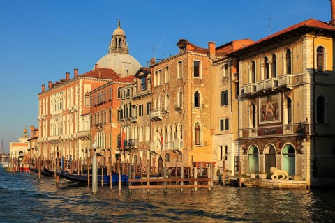 Palaces on the Grand Canal, Venice, Veneto, Italy