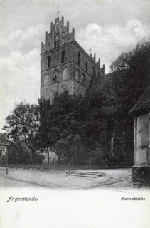 Angermünde, St. Mary's Church, district of Uckermark in the state of Brandenburg, Germany,