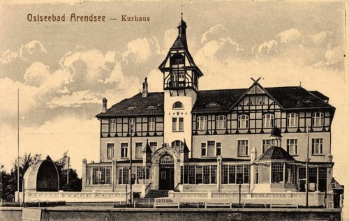 Baltic resort Arendsee, beach promenade, spa hotel, Kühlungsborn, Rostock district,