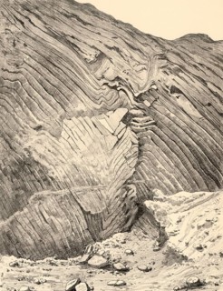Glacial signs of congestion and folding in the diluvium of Petersburg near Kiel,