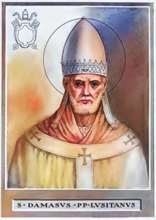 Damasus I (also Damasius I, the Diamond, born around 305 probably in Lusitania, died 11 December