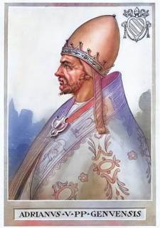 Hadrian V (born around 1205, according to other sources 1215 in Genoa, died 18 August 1276 in