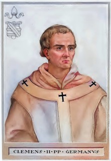 Clemens II, secular name Suitger (Suidger), Count of Morsleben and Hornburg (born 1005 in Hornburg,