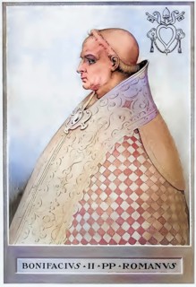 Boniface II (born in Rome, died 17 October 532) was Pope from 22 September 530 until his death,