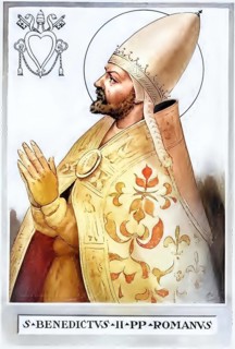 Saint Benedict II (born in Rome, died 8 May 685, ibid.) was pope from 683 to 685, Historical,