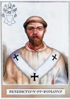 Benedict V (born in Rome, died 4 July 965 or 966 in Hamburg) was Pope of the Catholic Church from