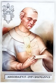 Pope Adeodatus II, also Deodatus II, died 676, was bishop of Rome from 672 to 676, a Benedictine