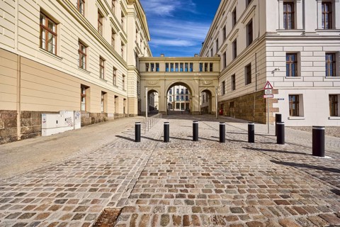 University, State Chancellery, College Building I, College Building II, Architect Carl Heinrich