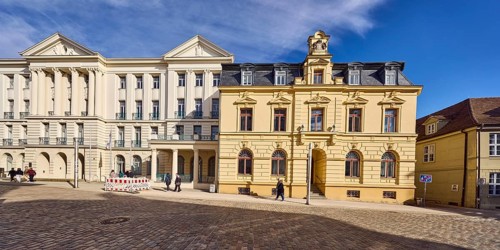 Ministry of Finance and Digitalization, former Hotel Nordischer Hof, neoclassicism style, architect