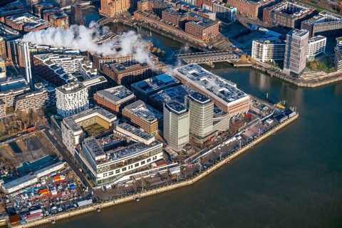 Germany, Hamburg, aerial view, Hafencity, Elbe, city, development, urban planning, district,
