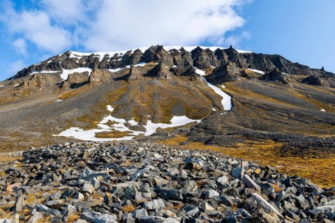 Mountain, rock, Longyearbyen, Spitsbergen, Svalbard