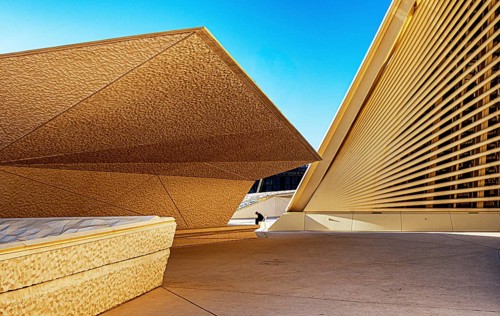 Zayed National Museum in Abu Dhabi, memorial to the late Zayed bin Sultan Al Nahyan, the museum is