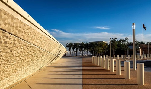Zayed National Museum in Abu Dhabi, memorial to the late Zayed bin Sultan Al Nahyan, the museum is