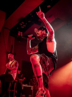 Singer Matthias Engst and guitarist Ramin Tehrani from Engst live on 10-year anniversary tour tour
