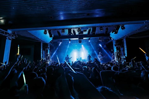 Singer Matthias Engst, bassist Chris Wendel, drummer Yuri Cernovolov and guitarist Ramin Tehrani