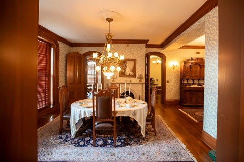 Canton, Ohio - The Ida Saxton McKinley House at the First Ladies National Historic Site. First Lady