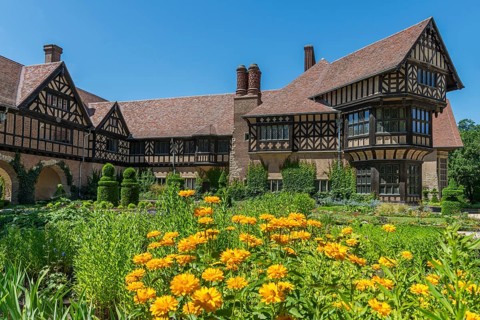 Cecilienhof Palace, location of the Potsdam Conference in the New Garden, Potsdam